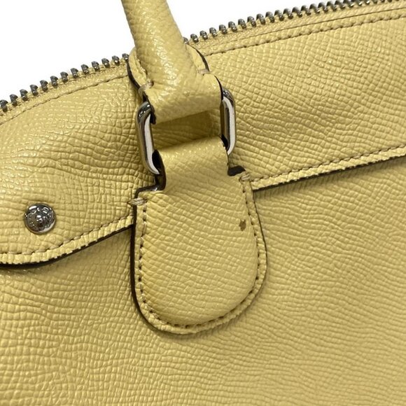 COACH - F31082 Light Yellow Leather Handbag - Picture 11 of 11